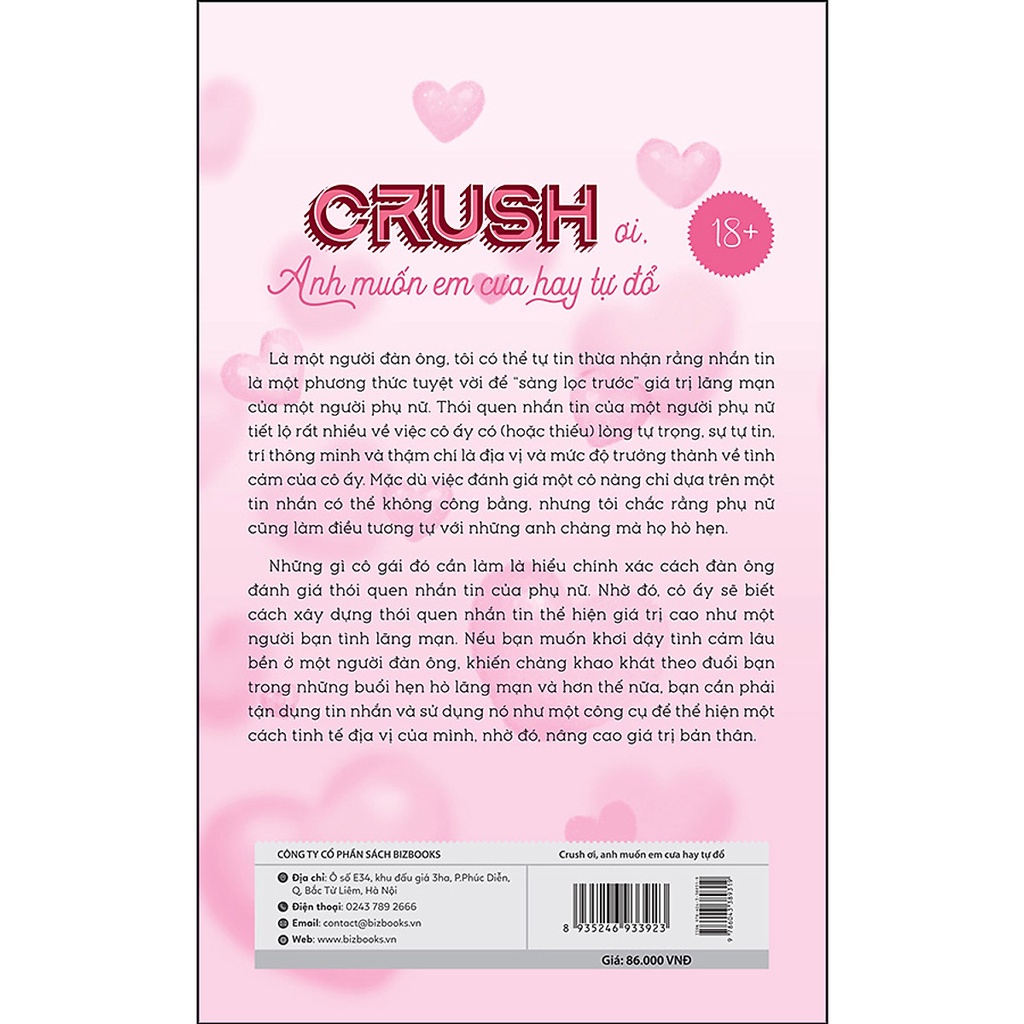 Sách - Crush Ơi Anh Muốn Em Cưa Hay Tự Đổ
