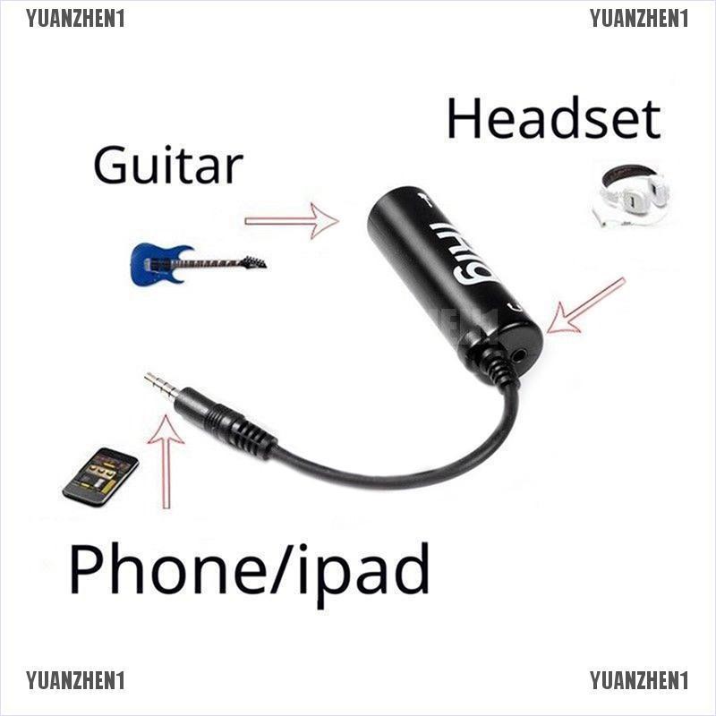 Cáp chuyển đổi giao diện IRig gắn guitar và điện thoại