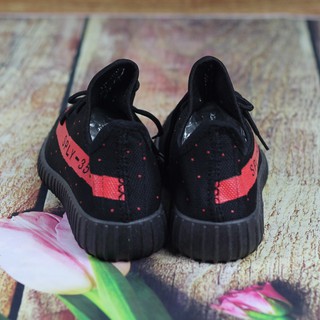 Giày Sneaker 0Đen Đỏ Thời Trang