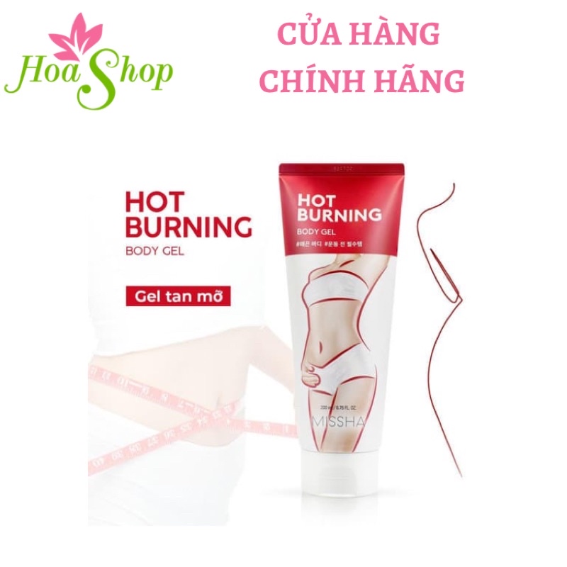 Kem tan mỡ Missha hot burning perfect body gel( mẫu mới 2018)