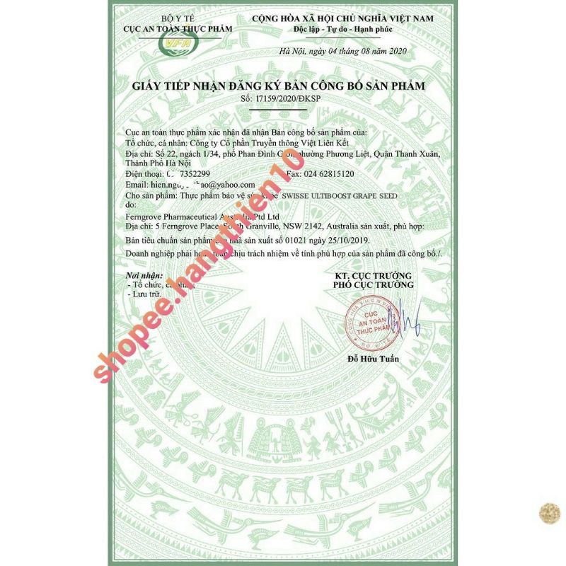 (Đủ bill) TINH CHẤT HẠT NHO SWISSE ULTIBOOST GRAPE SEED 14.250MG | BigBuy360 - bigbuy360.vn