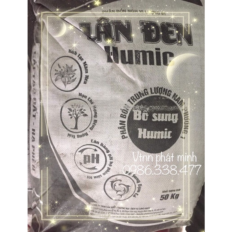 Phân Lân Đen Humic, Cải Tạo Đất- Hạ Phèn,  1kg