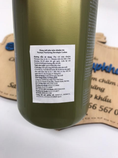 Kem trợ nhuộm Oxy Nectaya Goldwell 750ML