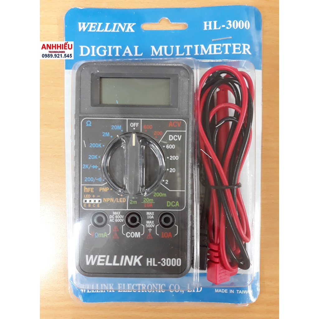 Wellink HL-3000 Đồng hồ vạn năng Wellink HL 3000