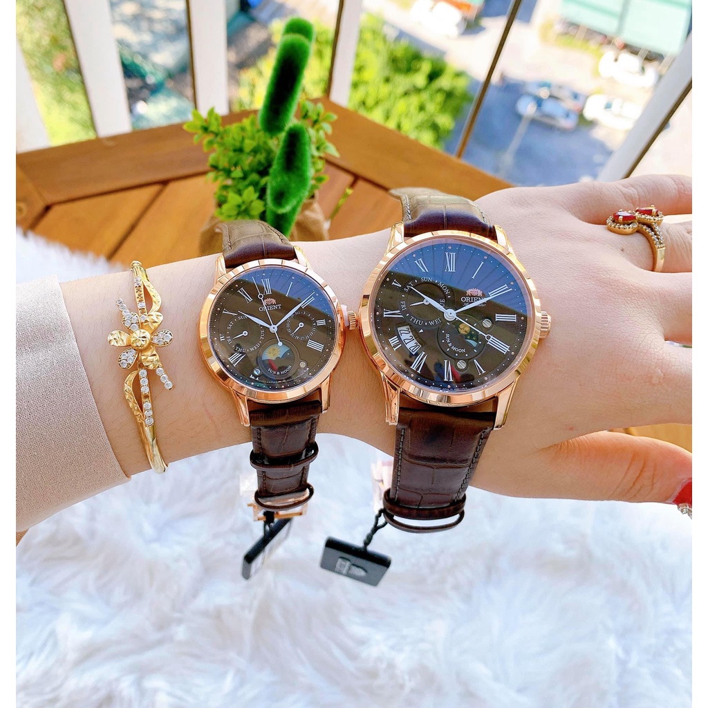 ĐỒNG HỒ CẶP ĐÔI NAM NỮ ORIENT SUN & MOON CHÍNH HÃNG CAO CẤP - GIÁ LẺ TỪNG CHIẾC