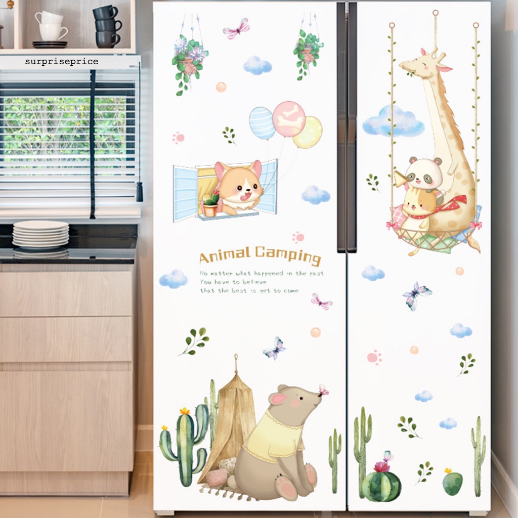 Sticker Dán Tường Hình Cây Cối Dễ Thương Trang Trí Phòng Bé