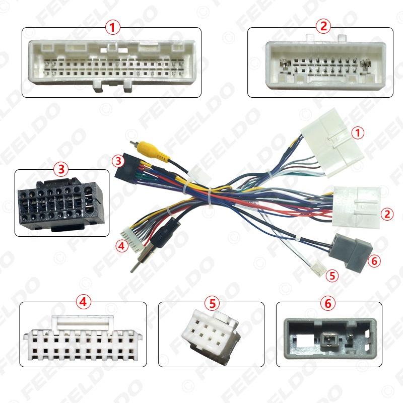 Cáp Nguồn Âm Thanh 16PIN Kèm Hộp Canbus Cho Xe Hơi Nissan Sylphy Tiida CD / DVD