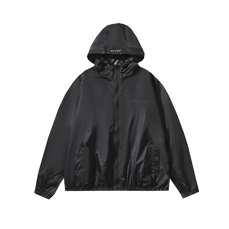 Spot ** Áo Khoác Chống Nắng In Chữ FEAR OF GOD ESSENTIALS Cho Nam Và Nữ