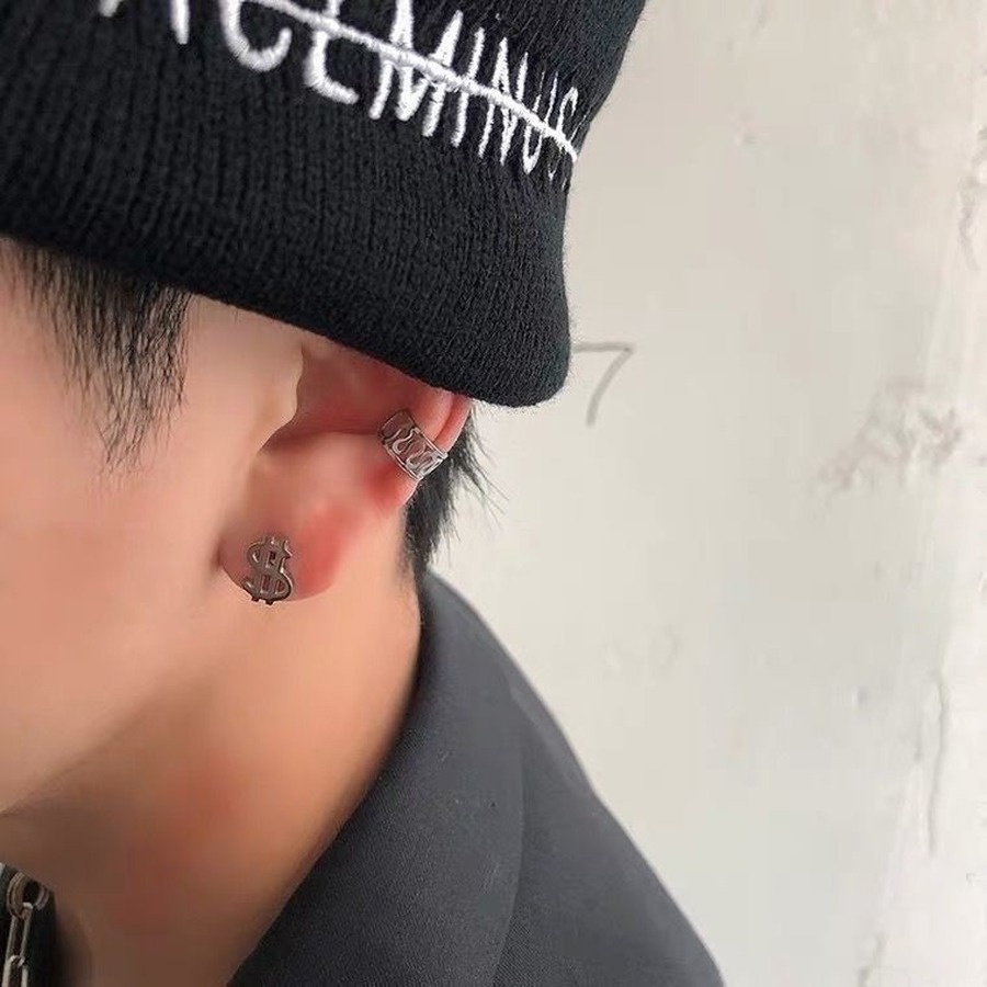 Bông Tai Hình Tờ Tiền Đô La Đơn Giản Phong Cách Hip Hop Hàn Quốc Cho Nam Và Nữ 210902