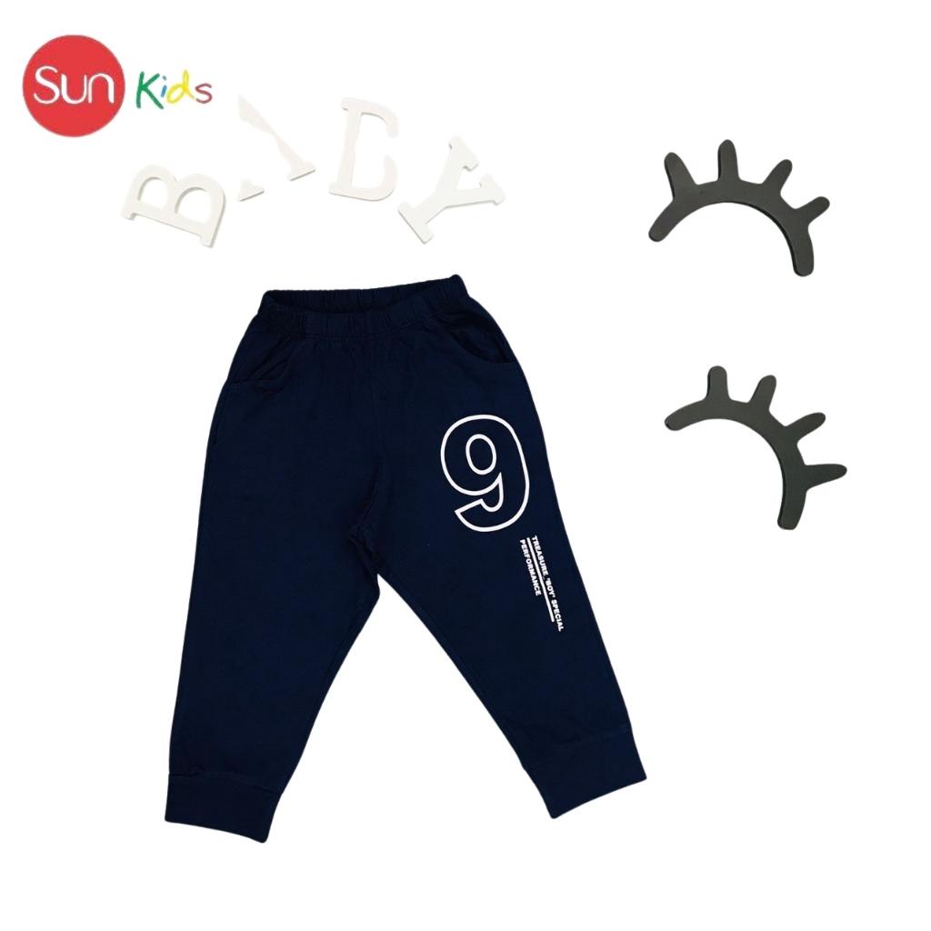 Quần dài bé trai, quần dài cotton bé trai chất mềm mát, size 1-10 - SUNKIDS