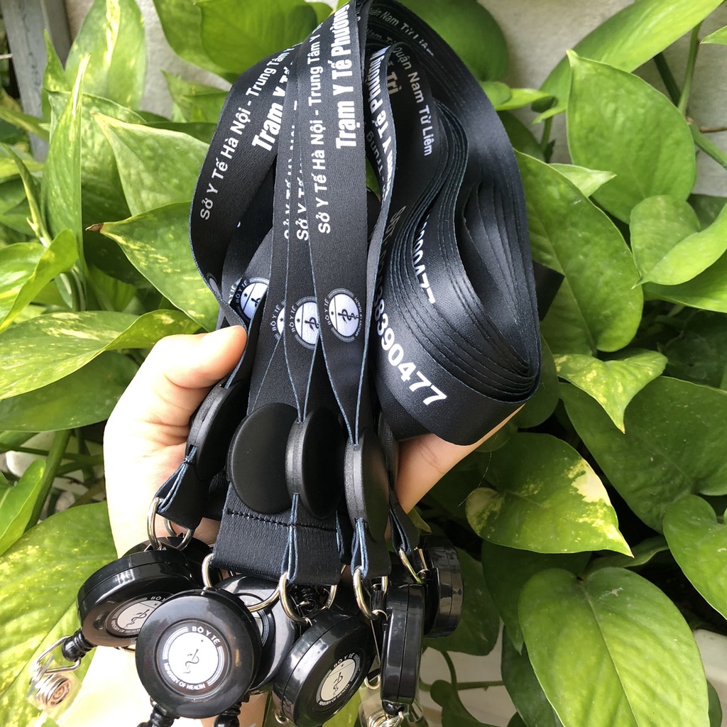 Xưởng in dây đeo thẻ giá rẻ,in dây đeo thẻ theo yêu cầu cho nhân viên từ số lượng ít, dây đeo thẻ HÀ NỘI