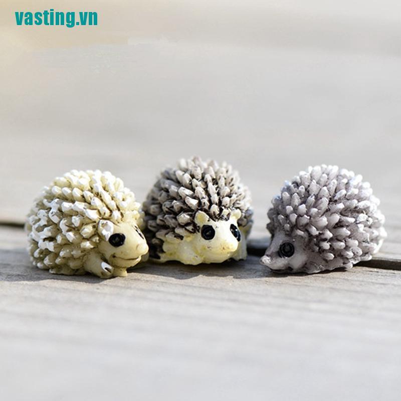 V☆Mô Hình Nhím Gai Mini Bằng Nhựa Resin Trang Trí Tiểu Cảnh