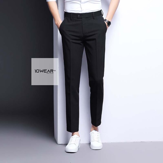 [Vải Cotton] Quần Âu Nam Hàn Quốc Ống Côn- 10wear Shop | BigBuy360 - bigbuy360.vn