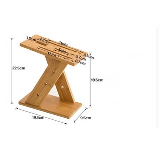 Kệ để dao kéo bằng gỗ tre