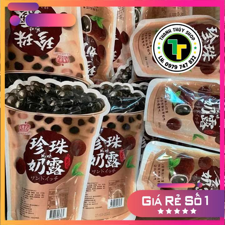Kẹo trà sữa trân châu đường đen Đài Loan đang được săn lùng trên thị trường loại 120g