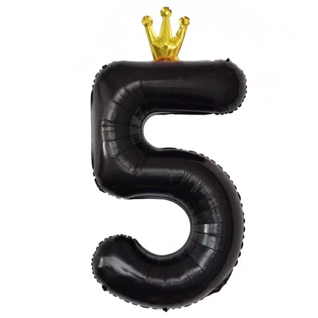 Bong Bóng Hình Số 40 Inch 18 30 100 Ngày Sinh Nhật Màu Hồng Xanh Và Đen