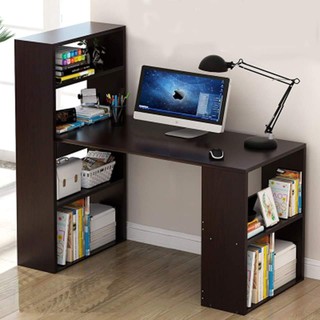 (Có hình thật) [ FREE SHIP HCM]Bàn làm việc kèm kệ sách đa năng Nội Thất NgoTico BXG059 (120x50x75cm)