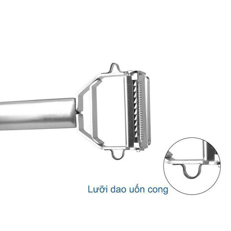 Nạo inox sợi và vỏ 3 trong 1