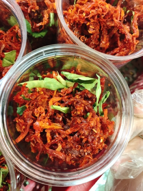 Khô bò lá chanh hũ 300gr= 40k
