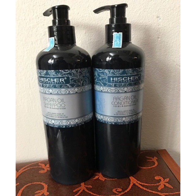 Bộ Dầu Gội - Xả Phục Hồi Hischer Argan Oil 1000ML | BigBuy360 - bigbuy360.vn
