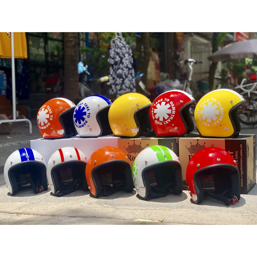 Mũ bảo hiểm Dammtrax Thái Lan xả lỗ bao giá rẻ nhất