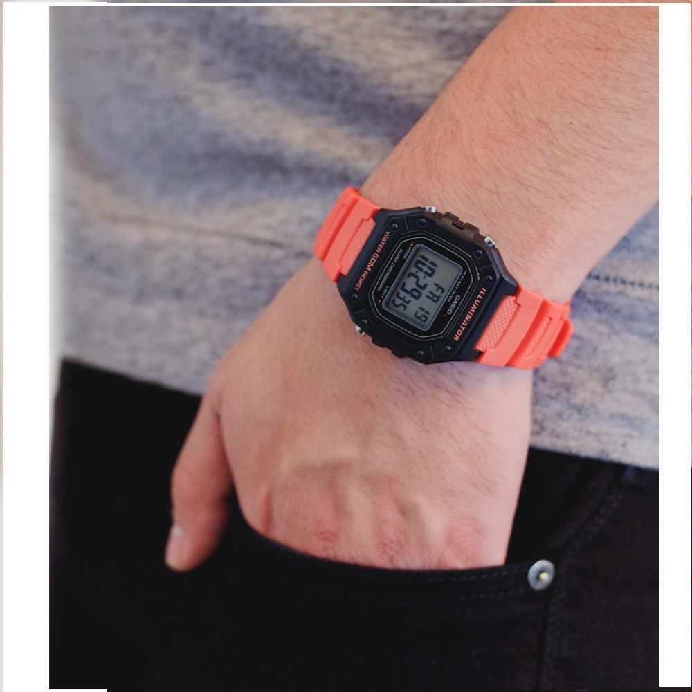 Đồng hồ nam chính hãng Casio Anh Khuê W-218