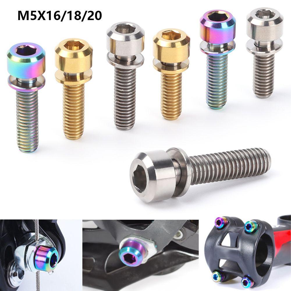 SUYO Bu Lông Cố Định TC4 Bằng Titan Kèm Vòng Đệm Chuyên Dụng Cho Xe Đạp Leo