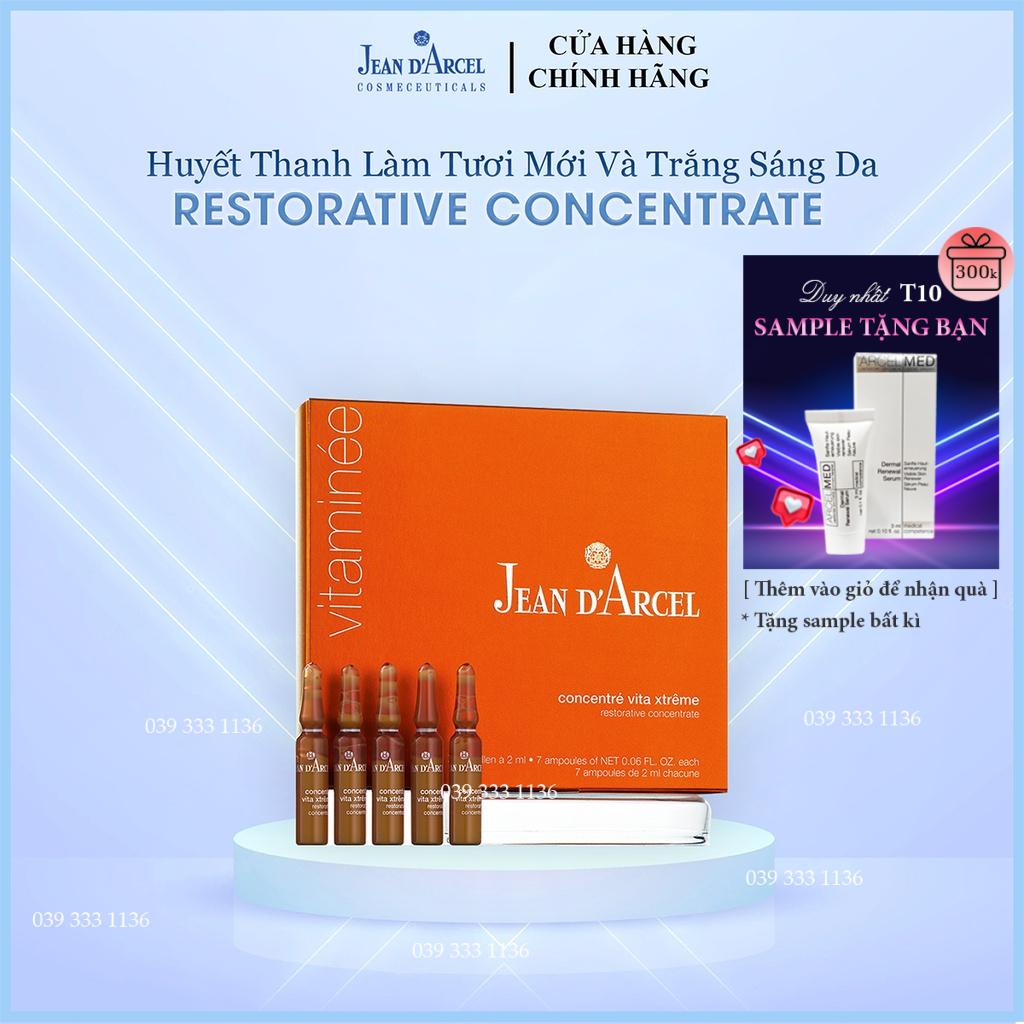 Huyết thanh vitamin làm trắng sáng da Jean D'Arcel _ Jean Darcel Restorative Concentrate