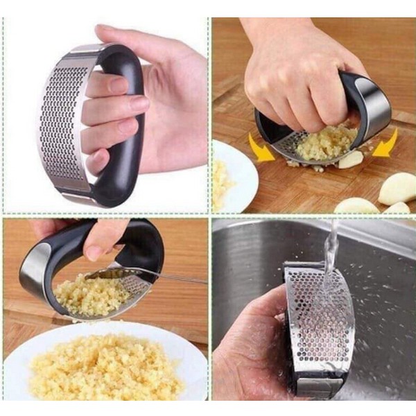 Dụng Cụ Dập Tỏi, Hành Đa Năng Có Tay Cầm