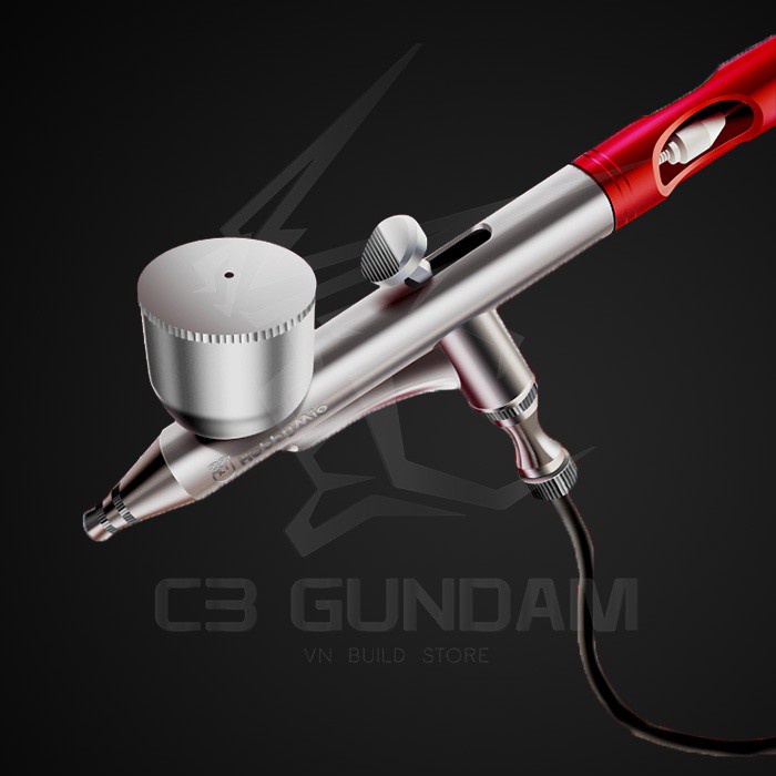 SÚNG PHUN SƠN MÔ HÌNH BÚT VẼ KĨ THUẬT AIRBRUSH HM-130 0.3mm HOBBY MIO HOBBY MIU