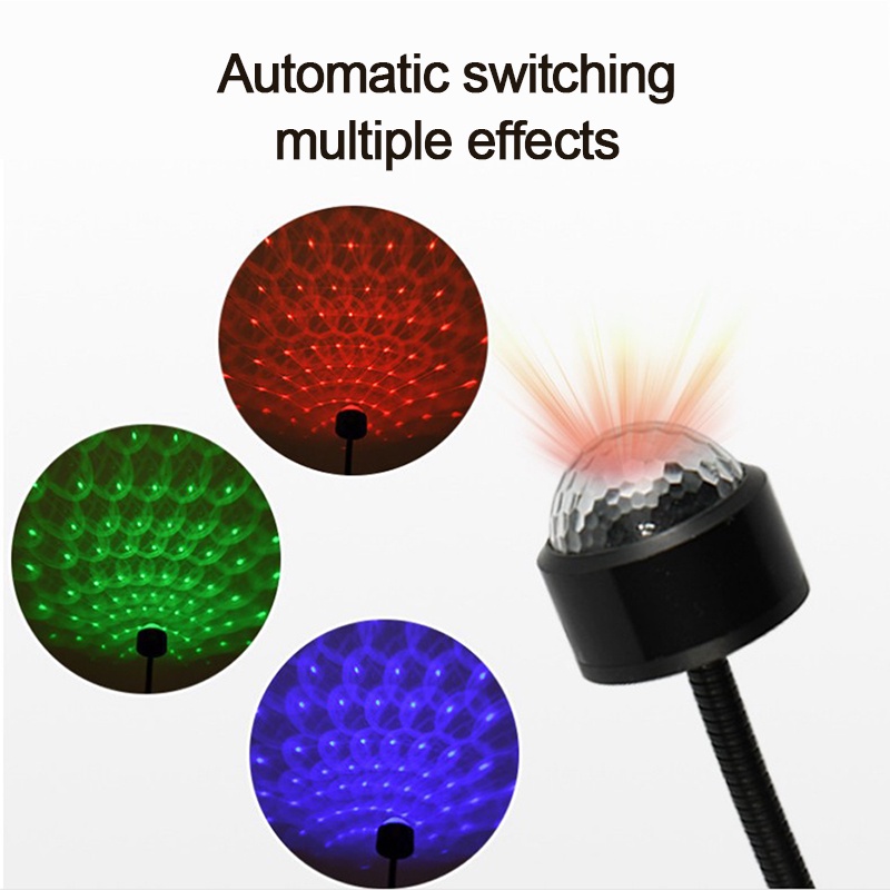Đèn chiếu SEAMETAL trang trí bên trong xe hơi USB 5V nhiều màu sắc tạo bầu không khí lãng mạn
