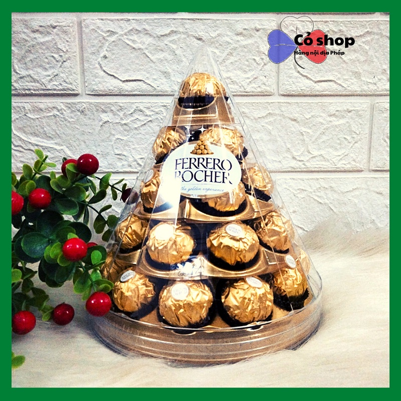 Tháp socola Ferrero Rocher Pháp 28 viên