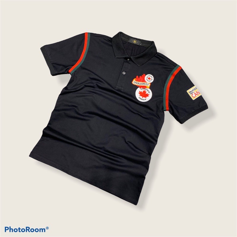 Áo thun cổ trụ thêu logo nổi bật(chất liệu thun cotton) | BigBuy360 - bigbuy360.vn