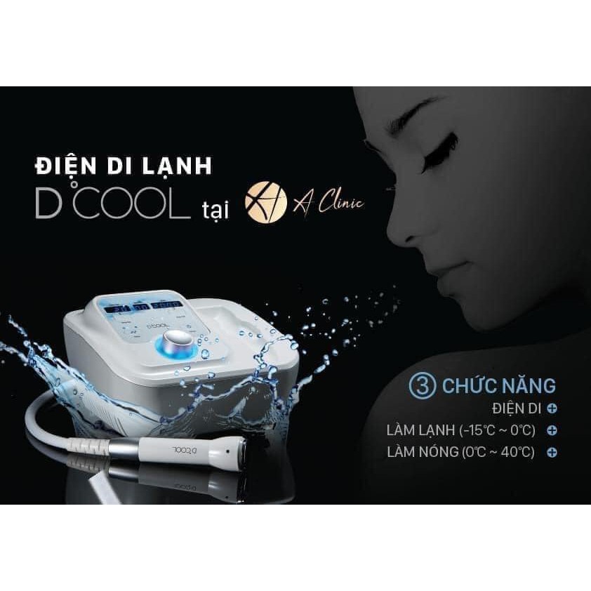 [Chính Hãng Hàn Quốc] Máy Điện Di Nóng Lạnh D-COOL - Đẩy Tinh Chất Gấp 10 Lần Máy Thông Thường