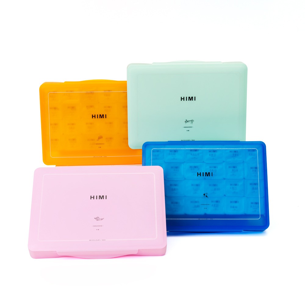 -Màu nước dạng thạch Himi Gouache pan set -