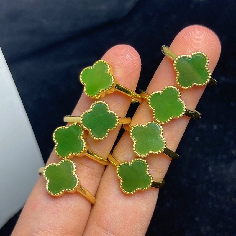 Nhẫn cỏ 4 lá
