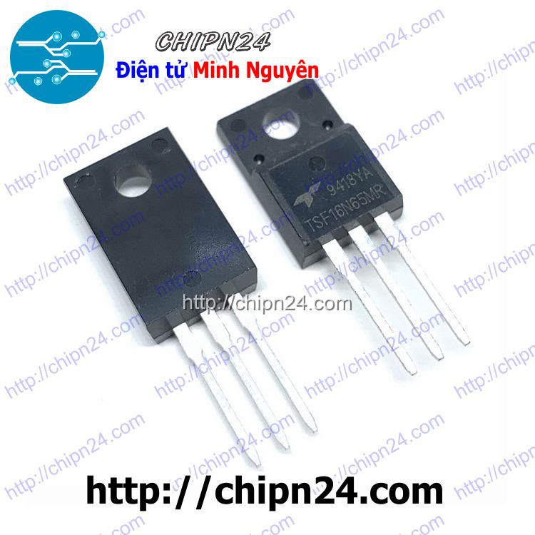 [1 CON] MOSFET 16N65 TO-220F 16A 650V (Kênh N) (TSF16N65MR 16N65M)