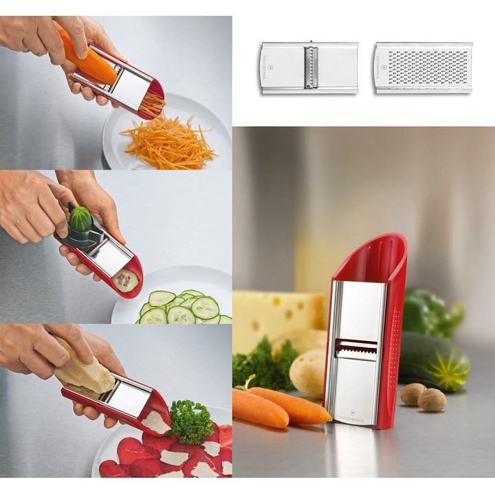 [CHẤT LƯỢNG] Bàn Bào VICTORINOX Handslicer Complete 4 Chức Năng 7.6078