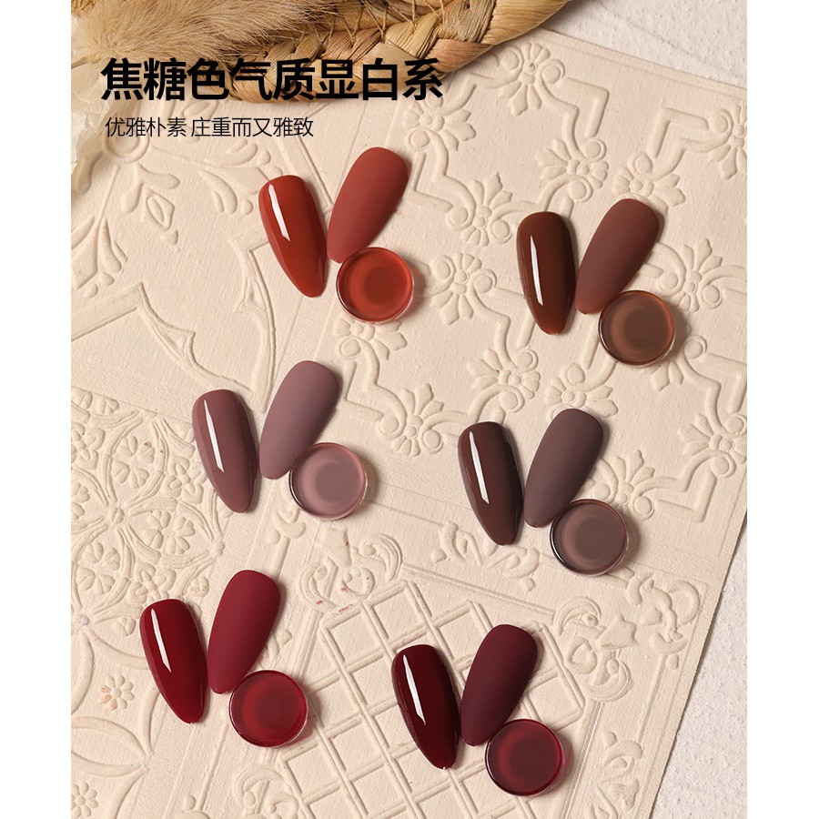 Sơn Gel AS | Mã CT | Nâu Đỏ Đô