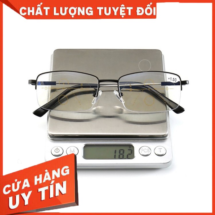 HÀNG CAO CẤP -  Kính viễn thị đ gọng titan siêu dẻo cao cấp chống bức xạ chống mỏi mắt khi đeo lâu KVM7361  - Hàng Cao C