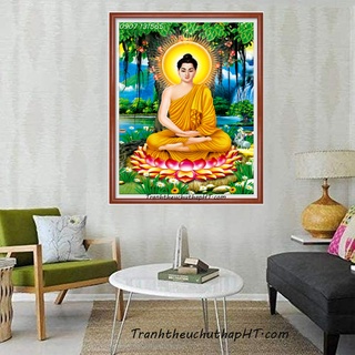 Tranh đính đá - tranh thêu chữ thập phật tổ lv3338, lv047 - tự thêu