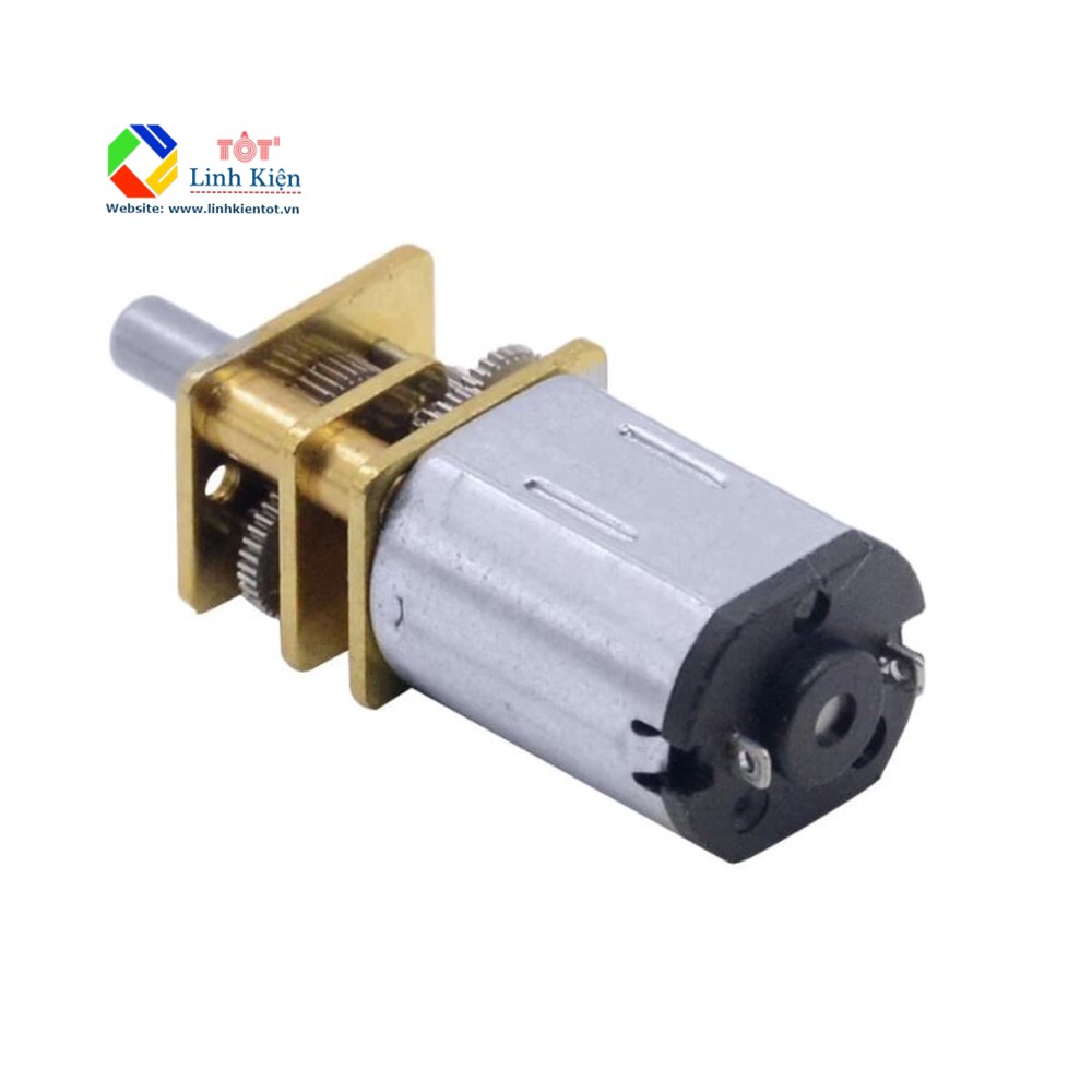 Động cơ DC giảm tốc GA12-20 nhiều cấp tốc độ 3-12v