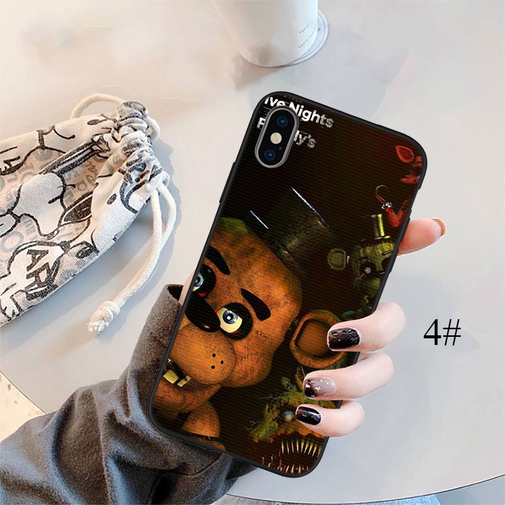 Ốp Điện Thoại Silicon Mềm Họa Tiết Game FNAF Cho iPhone 5 5S 6 6S 7 8 11 Pro Max Plus SE XR OI40