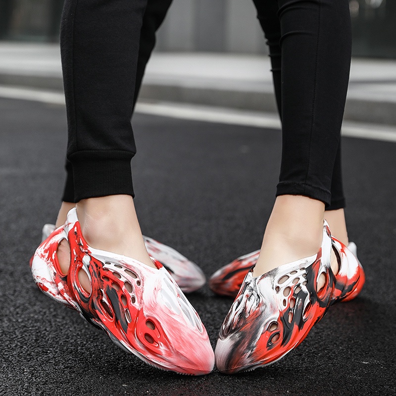 Dép Đi Trong Nhà Đế Dày Tăng Chiều Cao Bằng EVA Mềm Hình Đầu Lâu Thời Trang Mùa Hè Mới Cho Cặp Đôi