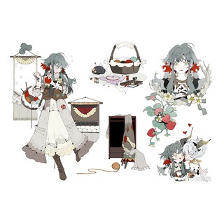 Lineart Miêu Bính Miêu Bệnh.