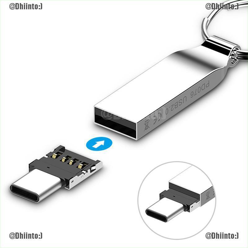 Bộ 2 đầu chuyển đổi Usb-C 3.1 Type C Male sang Usb Female Otg dành cho ổ đĩa U