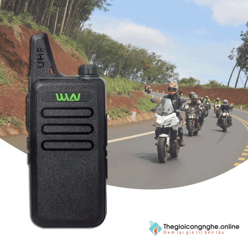 Bộ đàm mini WLN-BD01 âm thanh lớn sử dụng 16 kênh tần số