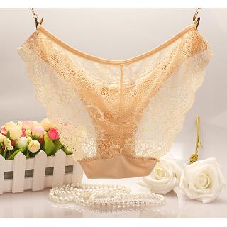 Quần Lót Lụa Phối Ren Gợi Cảm Dành Cho Nữ
