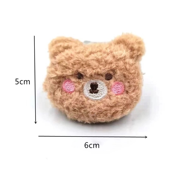 Ghim Cài Áo Hình Gấu Bông 3D Mềm Mại Dễ Thương