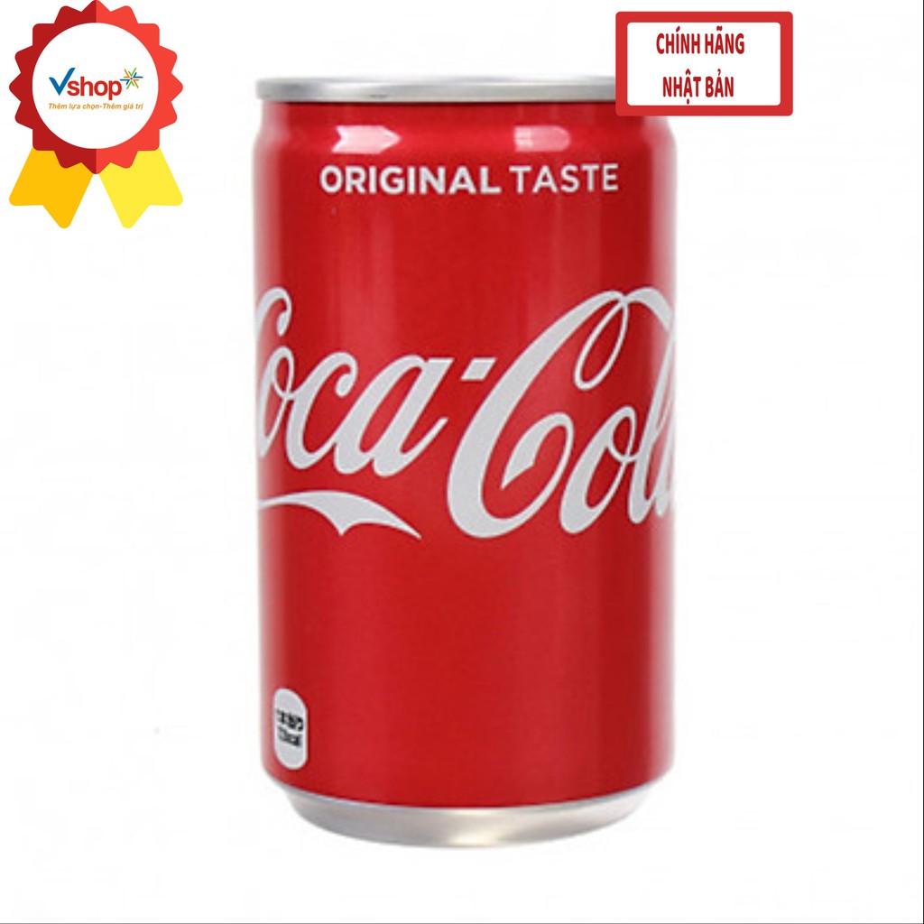 Coca Cola lon mini (160ml) vị Nhật Bản - hàng nhập khẩu Nhật Bản